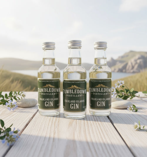 Tumbledown Gin Miniature Set 46% - x3 5cl Bottles.