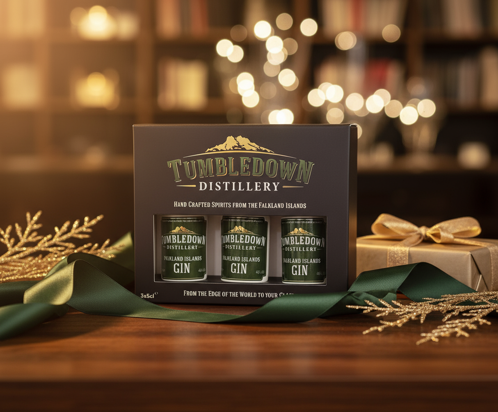 Tumbledown Gin Miniature Set 46% - x3 5cl Bottles.